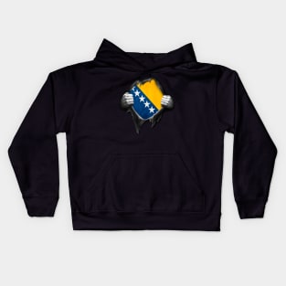 Bosnia and Herzegovina Flag. Proud Bosnian Kids Hoodie